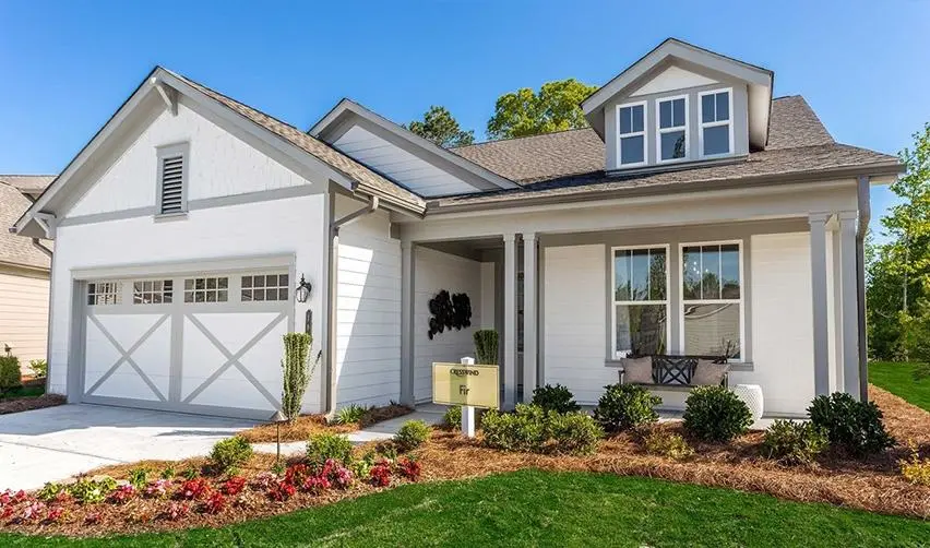 A completed property at the twin lakes development in Georgia.