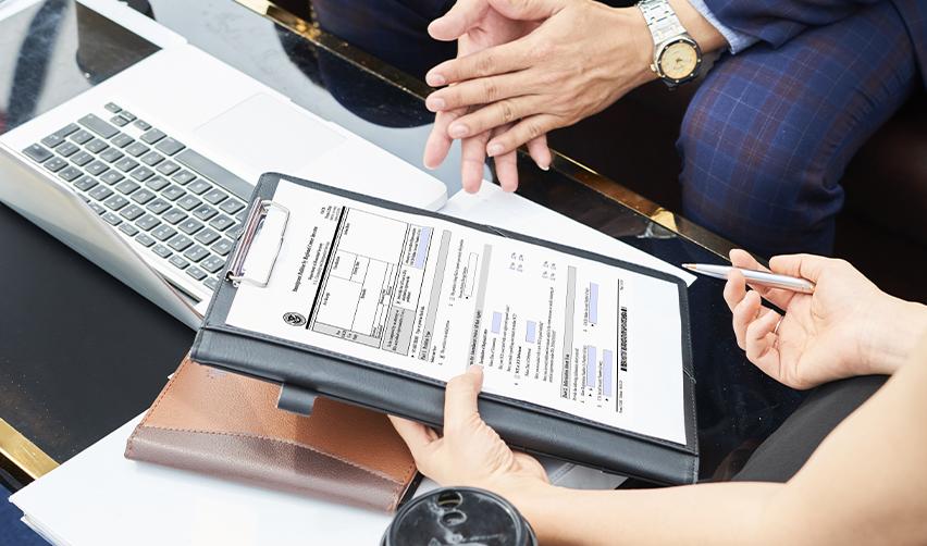 An EB5 investor working with an immigration attorney on her immigrant visa petition.