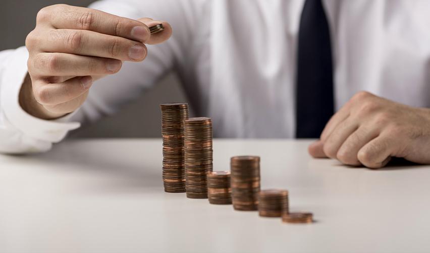 A hand stacking investment funds for Eb5 regional center projects and Green Card application.