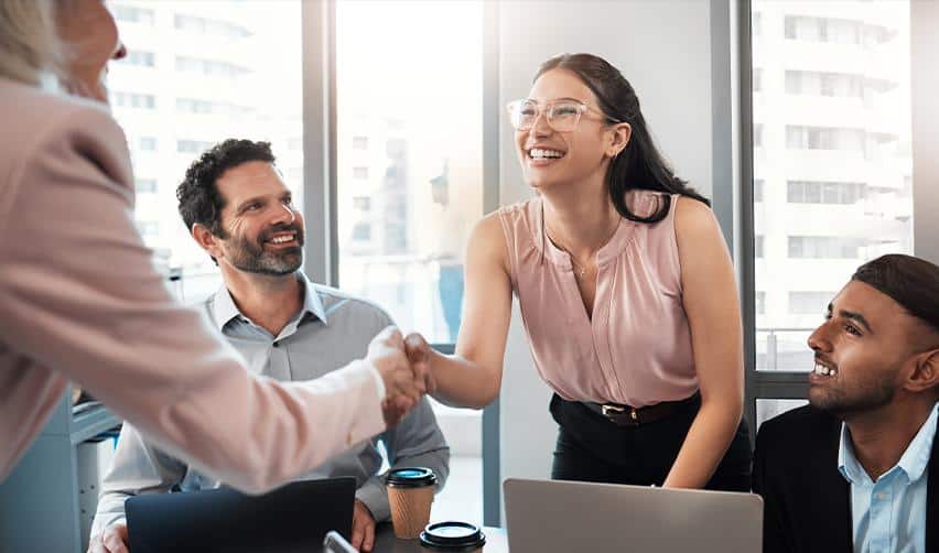 Investors meeting face to face with project decision-makers, emphasizing EB5AN’s commitment to open conversations and transparent guidance.